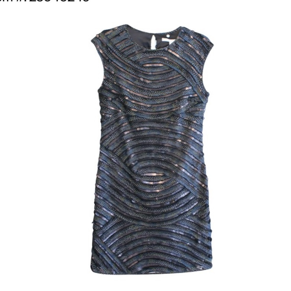 DVF sequin cocktail “Aja” dress - EUC